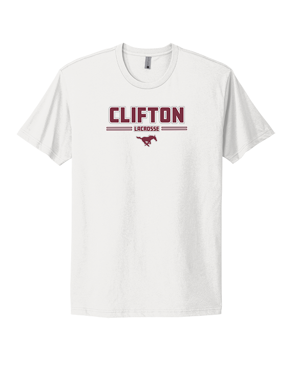 Clifton HS Lacrosse Keen - Mens Select Cotton T-Shirt