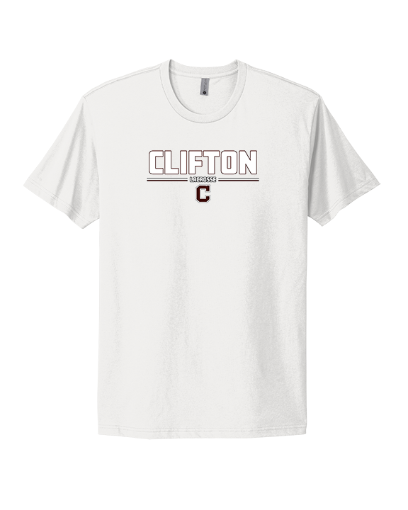 Clifton HS Lacrosse Keen - Mens Select Cotton T-Shirt