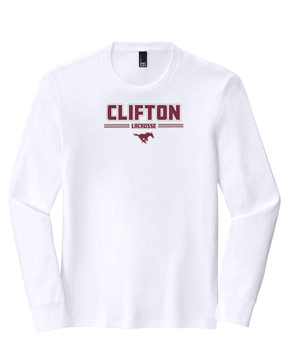 Clifton HS Lacrosse Keen - Tri-Blend Long Sleeve