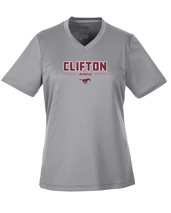 Clifton HS Lacrosse Keen - Womens Performance Shirt