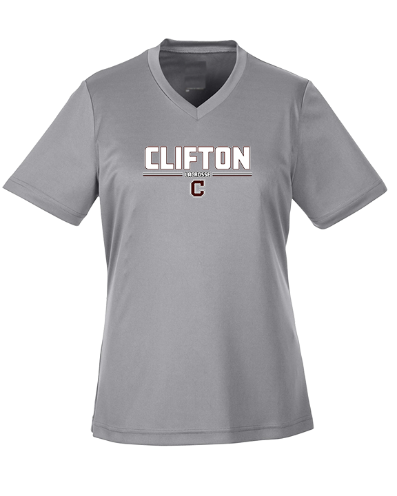 Clifton HS Lacrosse Keen - Womens Performance Shirt