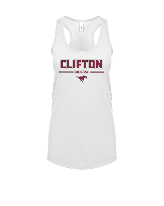 Clifton HS Lacrosse Keen - Womens Tank Top