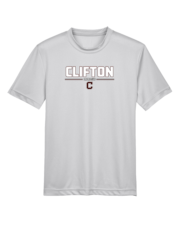 Clifton HS Lacrosse Keen - Youth Performance Shirt