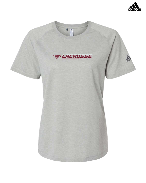 Clifton HS Lacrosse Lines - Womens Adidas Performance Shirt