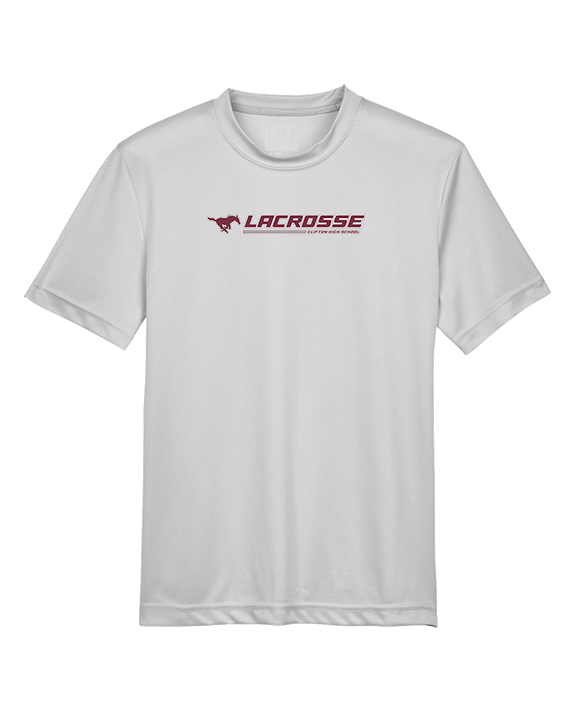 Clifton HS Lacrosse Lines - Youth Performance Shirt