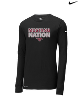Clifton HS Lacrosse Nation - Mens Nike Longsleeve