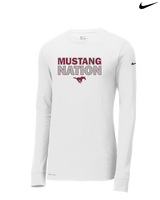 Clifton HS Lacrosse Nation - Mens Nike Longsleeve