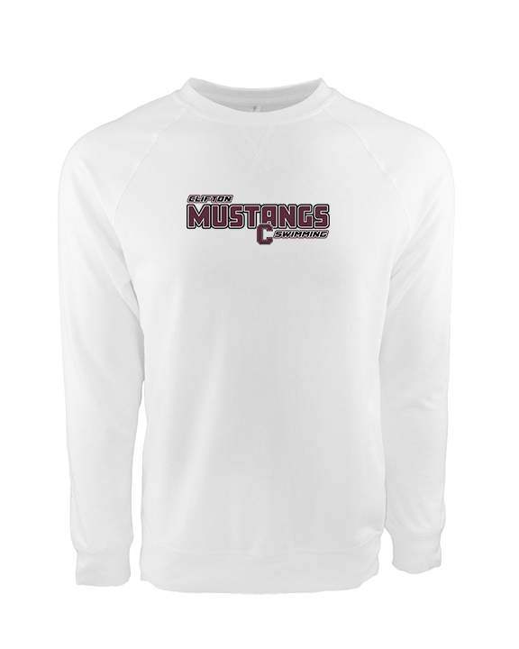 Clifton HS Swimming Bold - Crewneck Sweatshirt