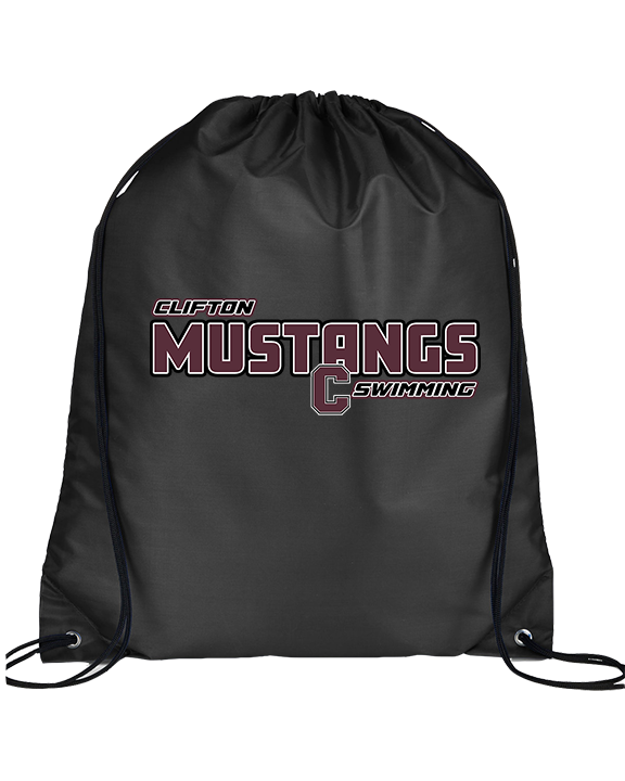 Clifton HS Swimming Bold - Drawstring Bag