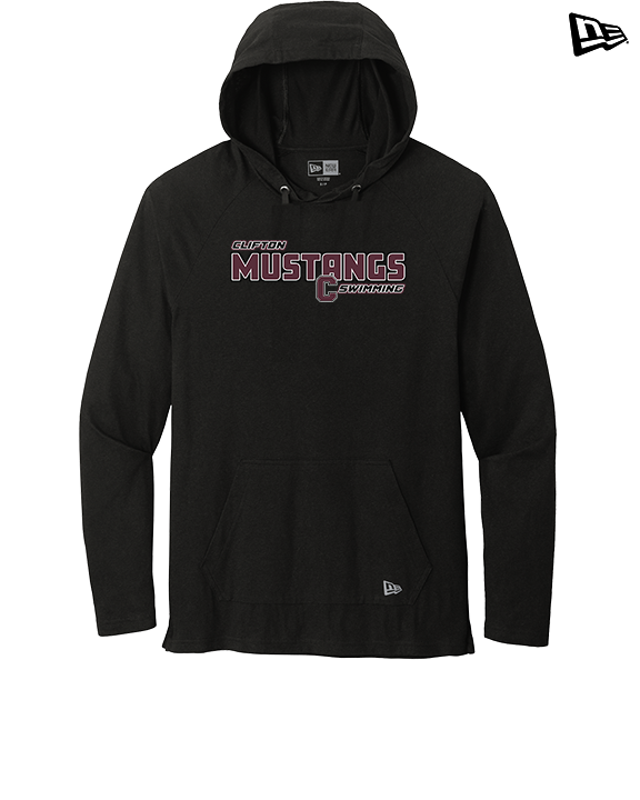 Clifton HS Swimming Bold - New Era Tri-Blend Hoodie