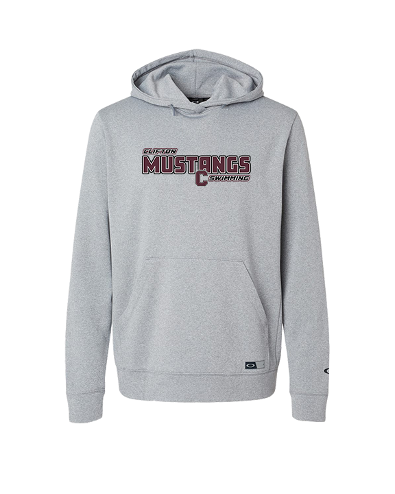 Clifton HS Swimming Bold - Oakley Performance Hoodie
