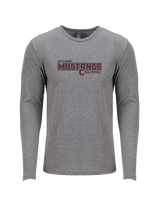 Clifton HS Swimming Bold - Tri-Blend Long Sleeve