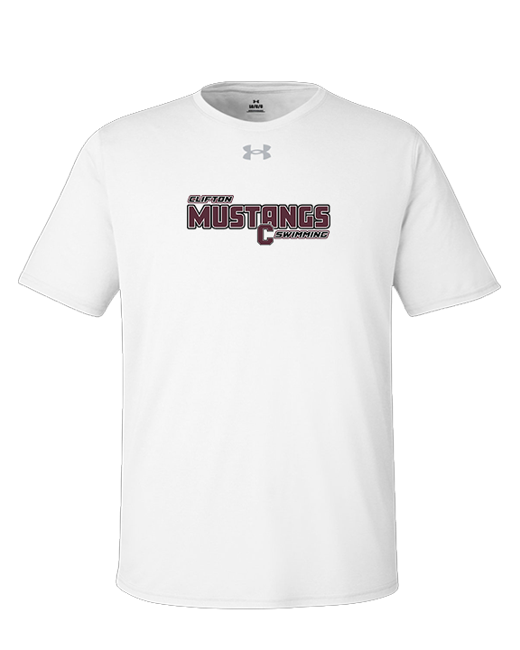 Clifton HS Swimming Bold - Under Armour Mens Team Tech T-Shirt