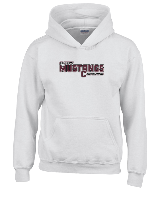 Clifton HS Swimming Bold - Youth Hoodie
