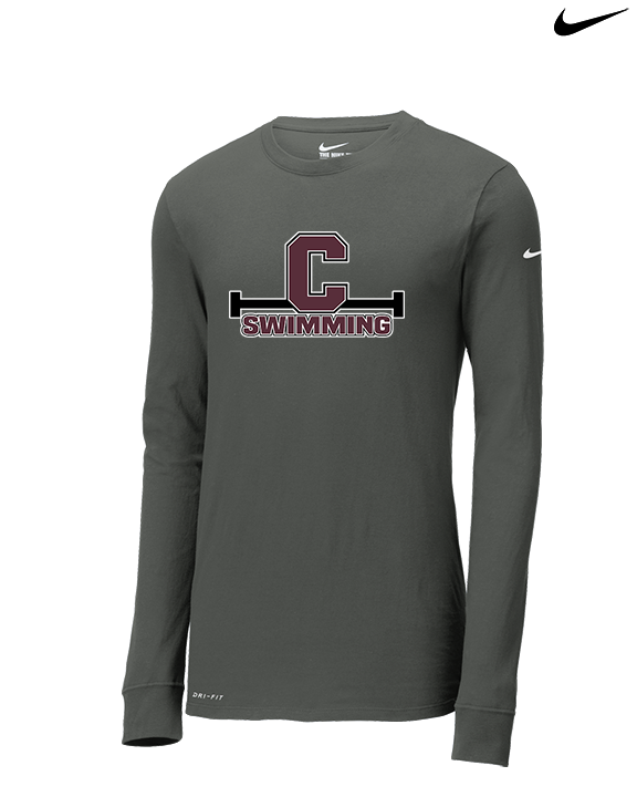 Clifton HS Swimming C1 - Mens Nike Longsleeve