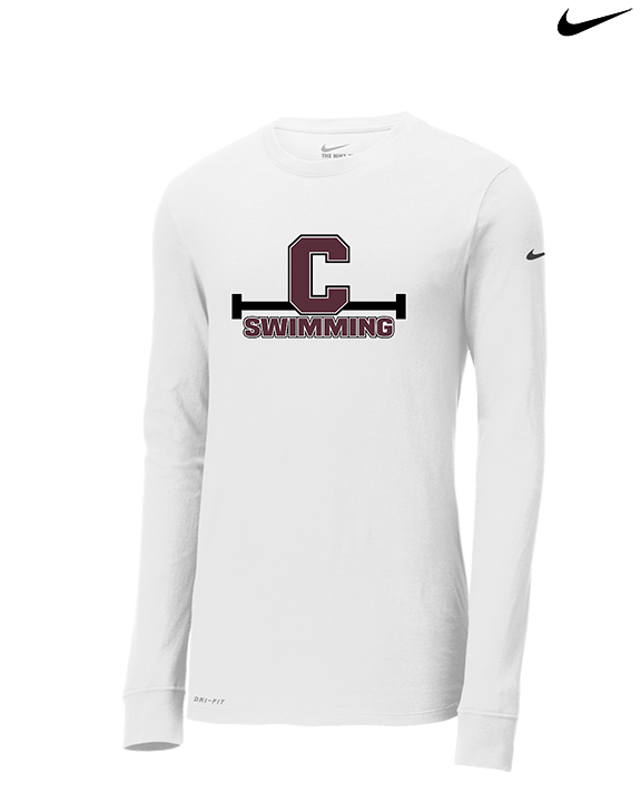 Clifton HS Swimming C1 - Mens Nike Longsleeve