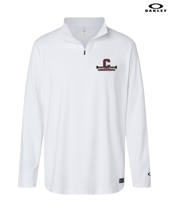 Clifton HS Swimming C1 - Mens Oakley Quarter Zip