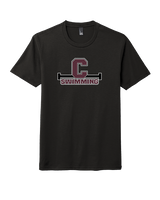 Clifton HS Swimming C1 - Tri-Blend Shirt