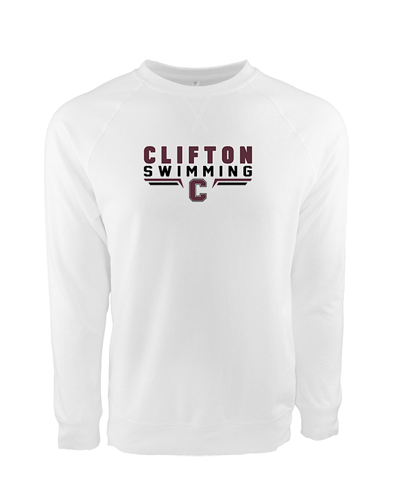Clifton HS Swimming C2 - Crewneck Sweatshirt