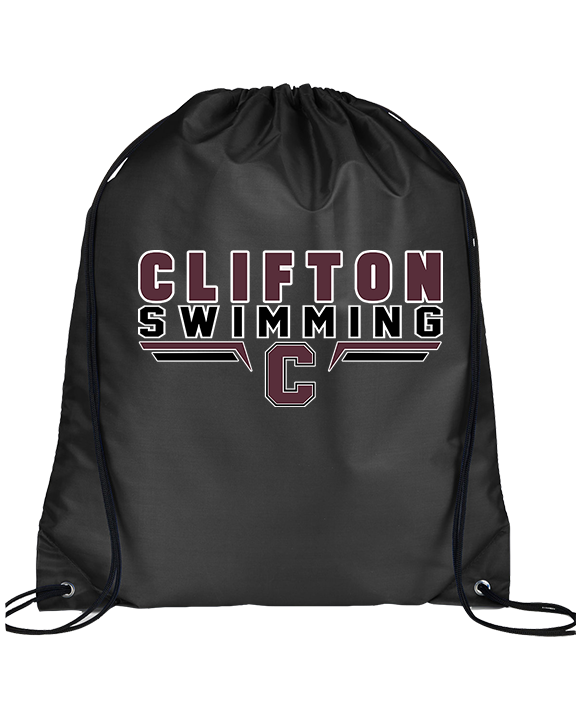 Clifton HS Swimming C2 - Drawstring Bag