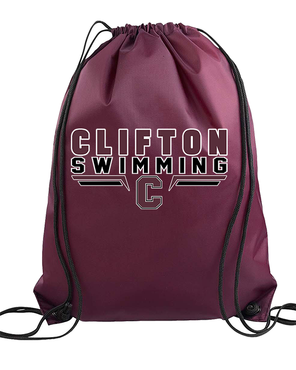 Clifton HS Swimming C2 - Drawstring Bag