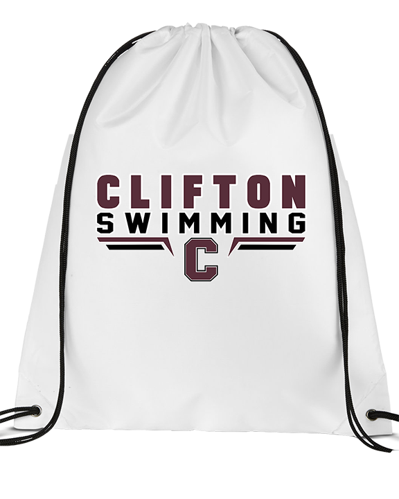 Clifton HS Swimming C2 - Drawstring Bag