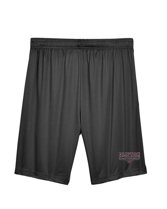 Clifton HS Swimming C2 - Mens Training Shorts with Pockets