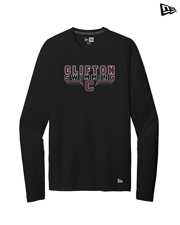 Clifton HS Swimming C2 - New Era Performance Long Sleeve
