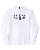 Clifton HS Swimming C2 - Tri-Blend Long Sleeve