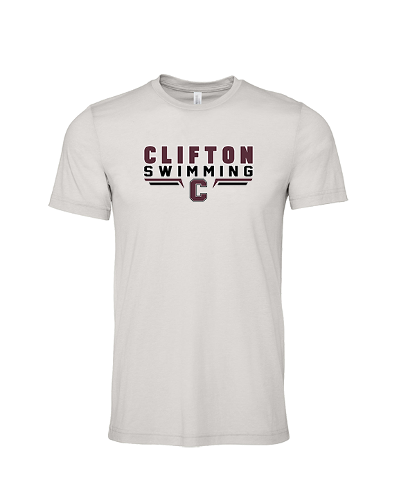 Clifton HS Swimming C2 - Tri-Blend Shirt