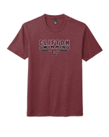 Clifton HS Swimming C2 - Tri-Blend Shirt