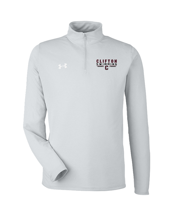 Clifton HS Swimming C2 - Under Armour Mens Tech Quarter Zip
