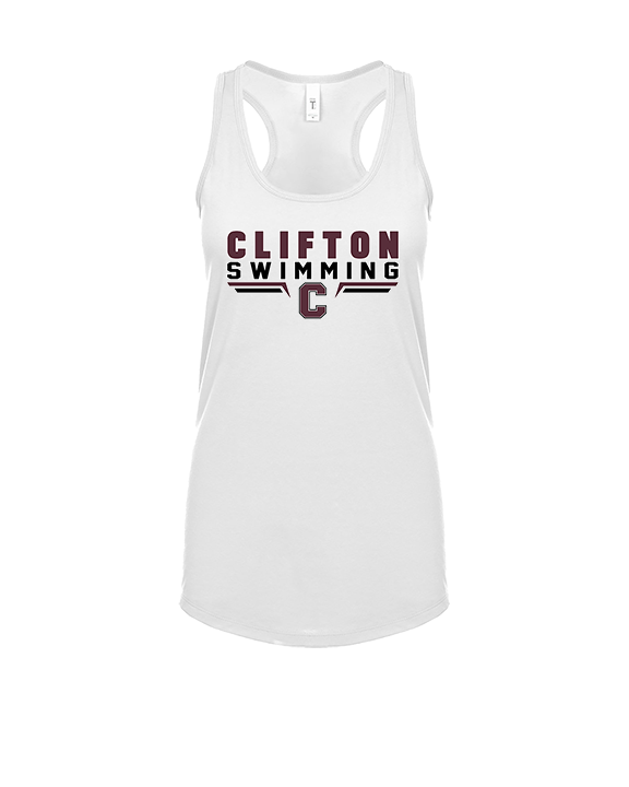 Clifton HS Swimming C2 - Womens Tank Top