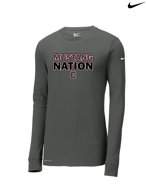 Clifton HS Swimming Nation - Mens Nike Longsleeve