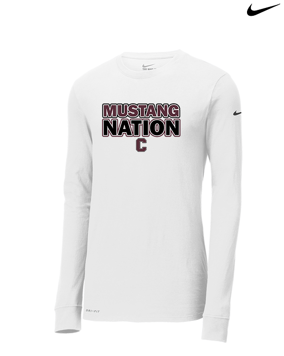 Clifton HS Swimming Nation - Mens Nike Longsleeve