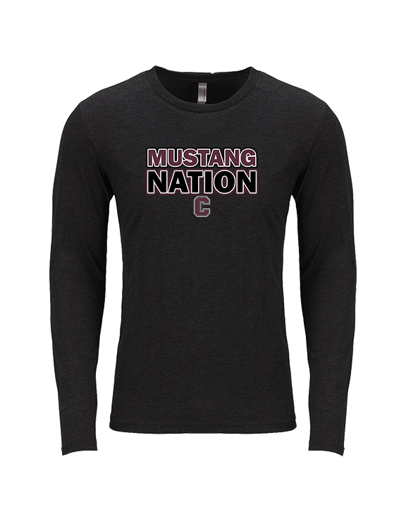 Clifton HS Swimming Nation - Tri-Blend Long Sleeve