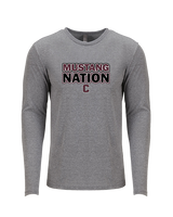Clifton HS Swimming Nation - Tri-Blend Long Sleeve