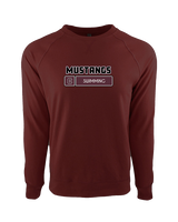 Clifton HS Swimming Pennant - Crewneck Sweatshirt