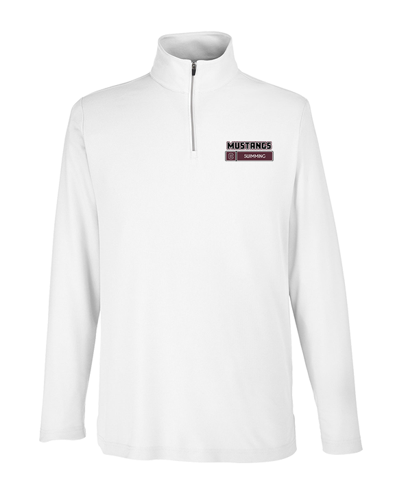 Clifton HS Swimming Pennant - Mens Quarter Zip