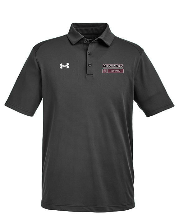 Clifton HS Swimming Pennant - Under Armour Mens Tech Polo