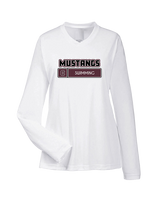 Clifton HS Swimming Pennant - Womens Performance Longsleeve
