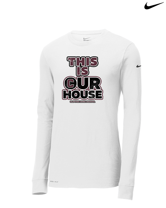 Clifton HS Swimming TIOH - Mens Nike Longsleeve