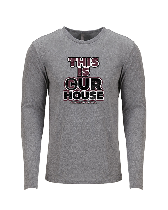 Clifton HS Swimming TIOH - Tri-Blend Long Sleeve