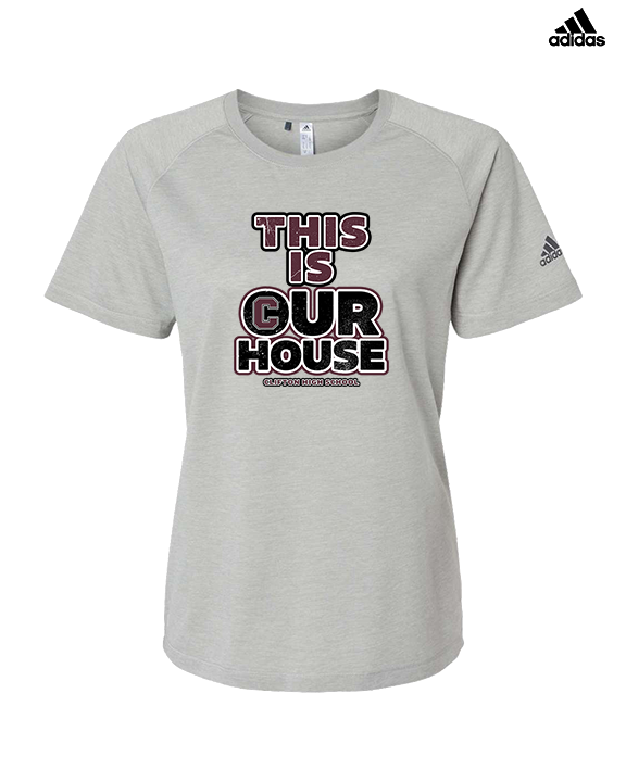 Clifton HS Swimming TIOH - Womens Adidas Performance Shirt