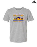 Clintondale HS Volleyball Stamp - Mens Adidas Performance Shirt