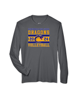 Clintondale HS Volleyball Stamp - Performance Longsleeve