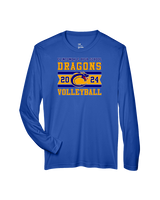 Clintondale HS Volleyball Stamp - Performance Longsleeve