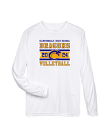 Clintondale HS Volleyball Stamp - Performance Longsleeve