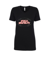 Coatesville HS Football Laces - Womens Vneck