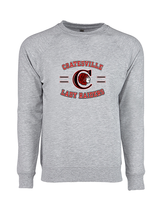 Coatesville HS Girls Basketball Curve - Crewneck Sweatshirt